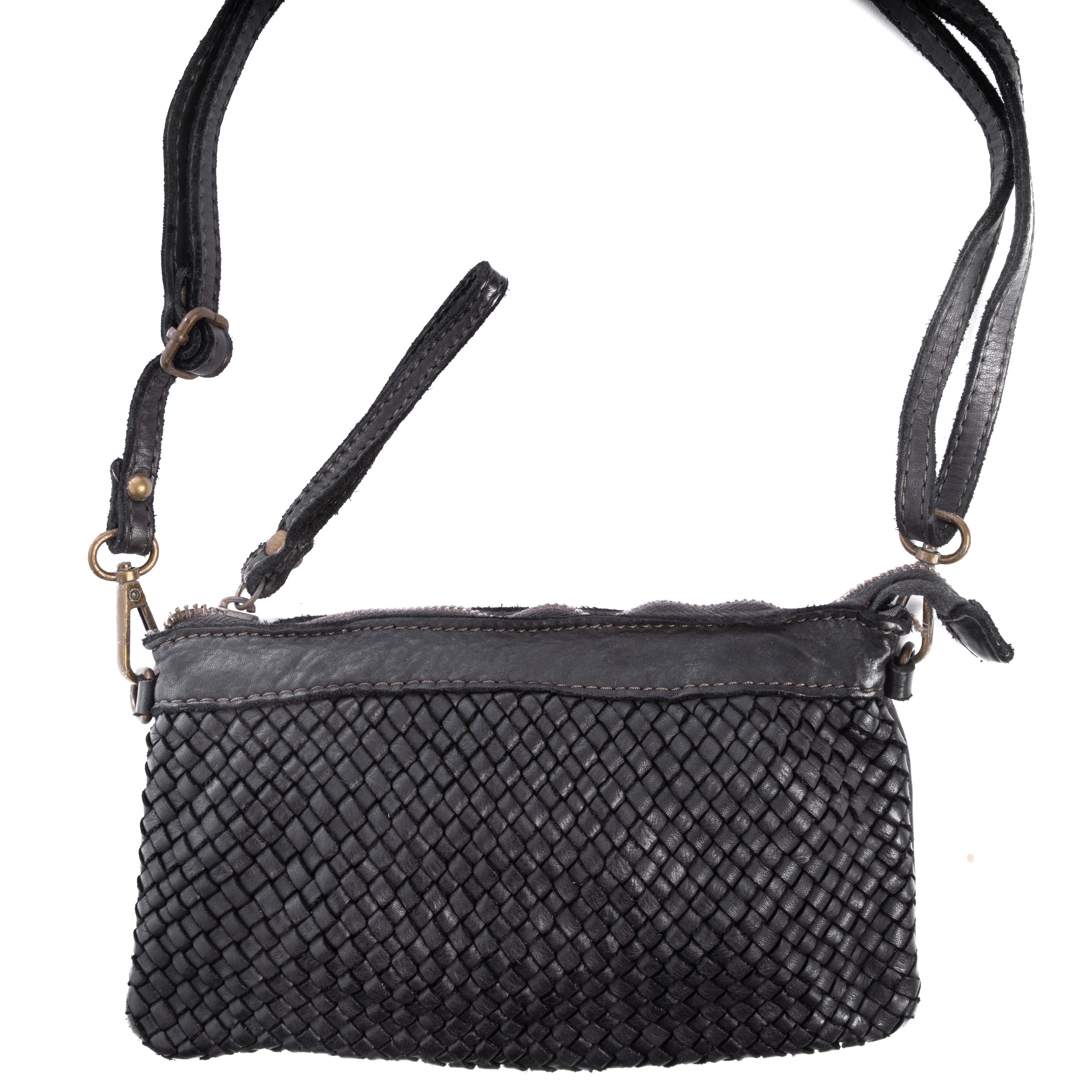 Black crossbody best sale clutch bag