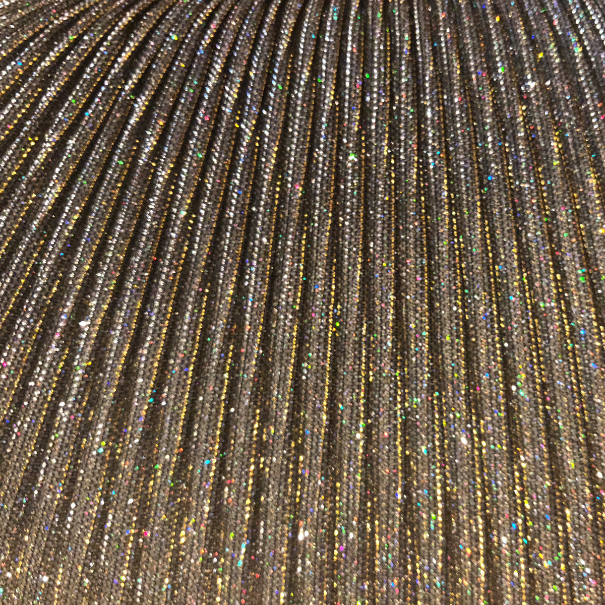 Textured Glitter Fabric Hardcase Shell Box Clutch - Amilu